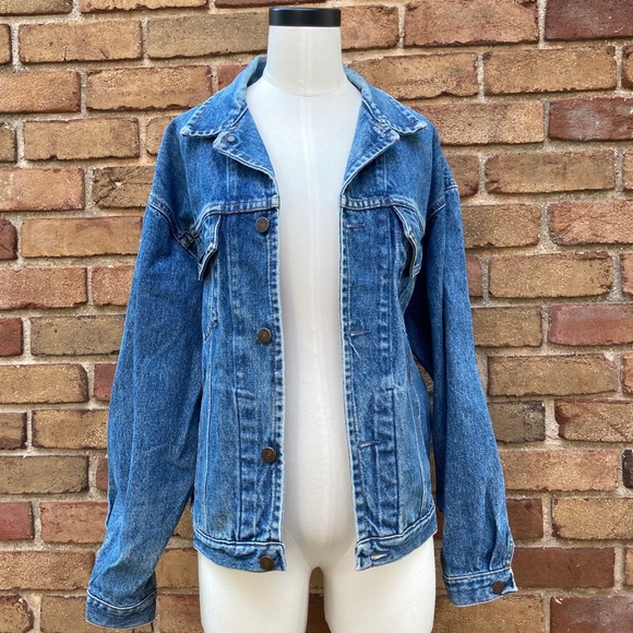 Gap Vintage Medium Wash Workforce Jean Jacket - Picture 2 of 8